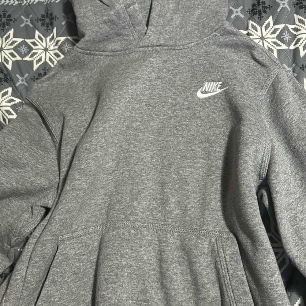 Nike hoodie size Large + in kids